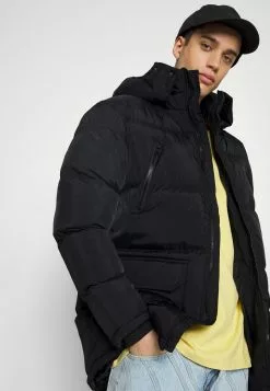 Brave Soul DUSK - Chaqueta De Invierno - Black, Hombre -Brave Soul Ventas 45cc9b35841f45f3be9bba42d8911f9b