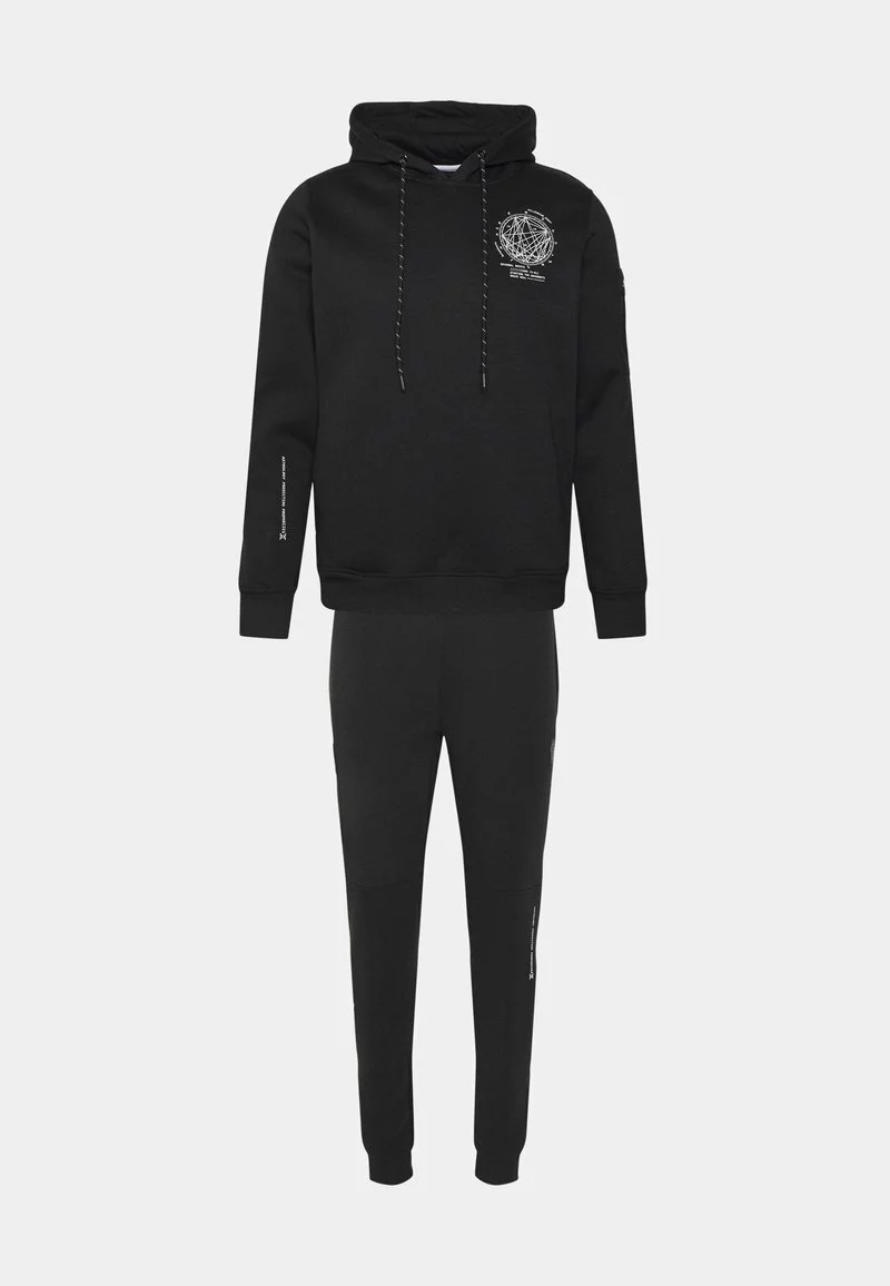 Brave Soul DAXTON SET - Sudadera - Black/white, Hombre 1 Brave Soul DAXTON SET - Sudadera - Black/white, Hombre