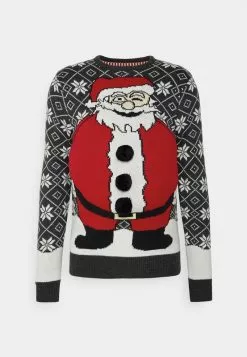 Brave Soul JOLLY - Jersey De Punto - Charcoal Marl/white, Hombre -Brave Soul Ventas 4ad653cb15554c9dac08956f8fff938a