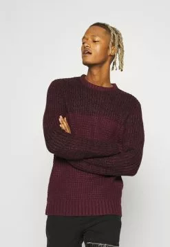 Brave Soul Jersey De Punto - Deep Maroon/jet Black Twist/deep Maroon, Hombre