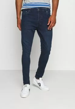 Brave Soul MADISONCHARC - Vaqueros Tapered - Dark Blue Wash, Hombre