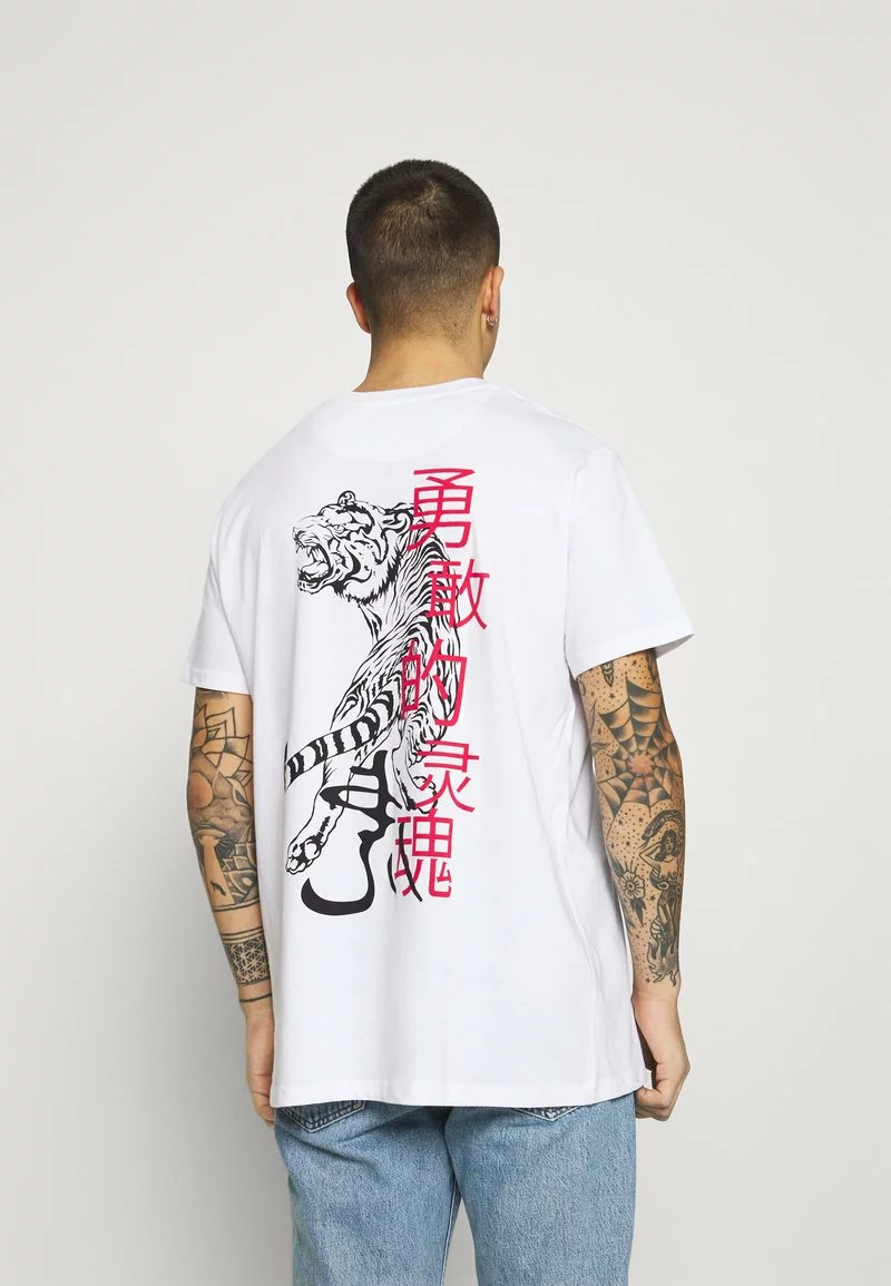 Brave Soul FIERCE - Camiseta Estampada - White, Hombre 3 Brave Soul FIERCE - Camiseta Estampada - White, Hombre - Imagen 3