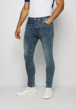 Brave Soul MADISONCHARC - Vaqueros Tapered - Light Blue, Hombre