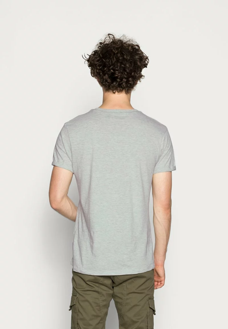 Brave Soul TODAY - Camiseta Estampada - Ecru Marl/black, Hombre 3 Brave Soul TODAY - Camiseta Estampada - Ecru Marl/black, Hombre - Imagen 3