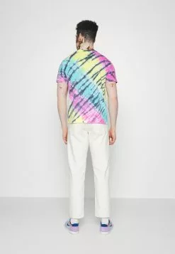 Brave Soul SHERB - Camiseta Estampada - Yellow/green/turq/pink, Hombre -Brave Soul Ventas 513b1c73bba5435692909e48f90042a8