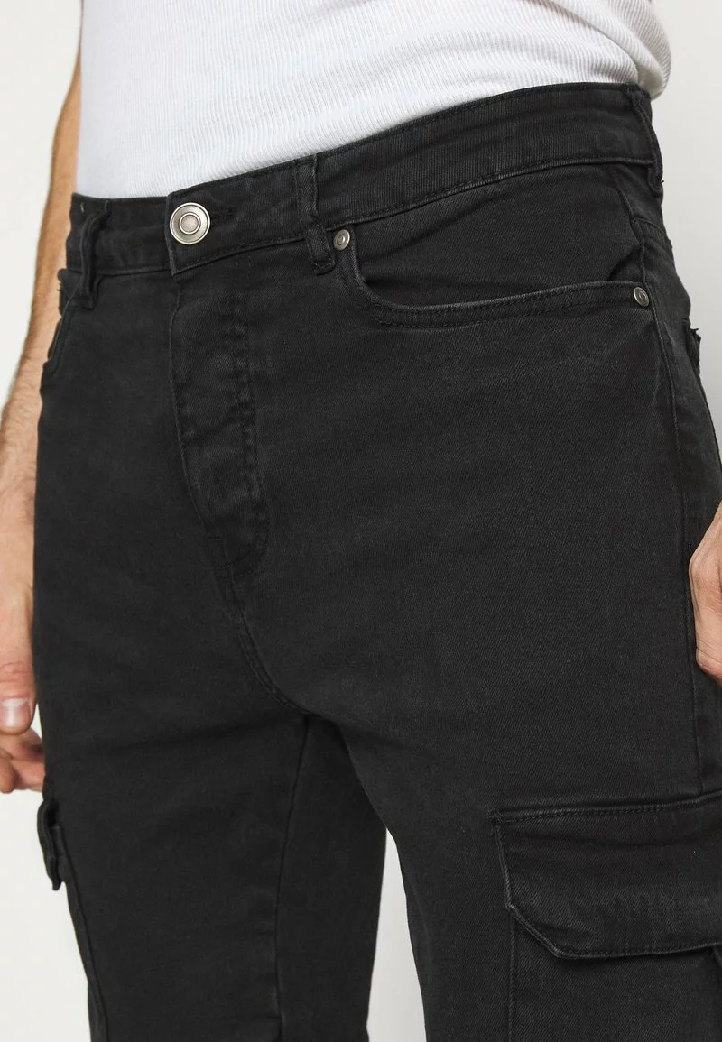 Brave Soul BIKERCARGO - Vaqueros Pitillo - Charcoal, Hombre 5 Brave Soul BIKERCARGO - Vaqueros Pitillo - Charcoal, Hombre - Imagen 5