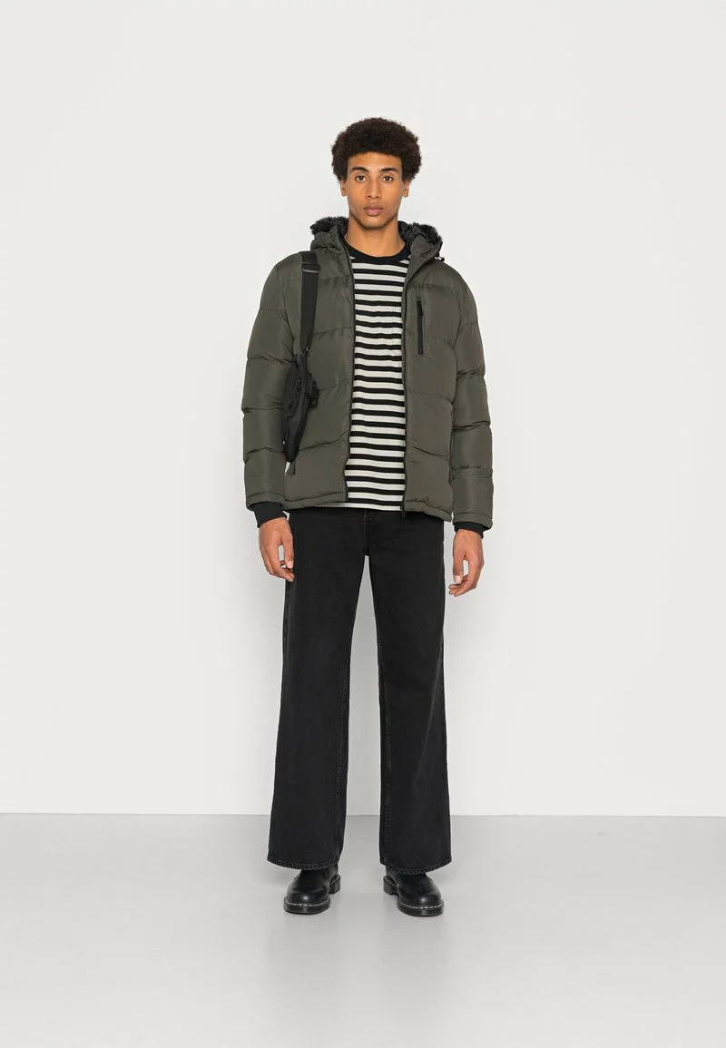 Brave Soul TRAWLERK - Chaqueta De Invierno - Khaki, Hombre 2 Brave Soul TRAWLERK - Chaqueta De Invierno - Khaki, Hombre - Imagen 2