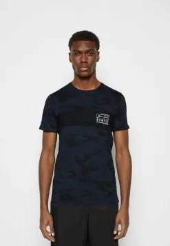 Brave Soul YOSHI - Camiseta Estampada - Blue Camo/jet Black/optic White, Hombre -Brave Soul Ventas 592bff2fd02746bf8fd5ef5d053afe6c