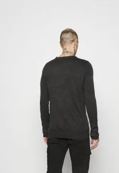 Brave Soul PARSECV - Jersey De Punto - Slate Grey Marl, Hombre -Brave Soul Ventas 59b06d805b574de882b81ffcb7820be6