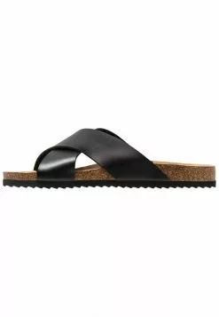 Brave Soul DAWSON - Sandalias Planas - Black, Hombre