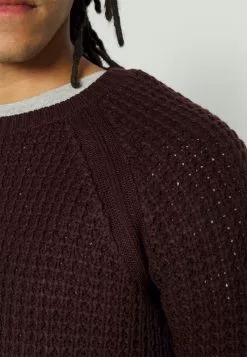 Brave Soul Jersey De Punto - Oxblood, Hombre -Brave Soul Ventas 59c88056aeef417b9bf47bfdd139f0ce