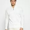Brave Soul KESTER - Jersey De Punto - Vintage White/light Grey Marl, Hombre