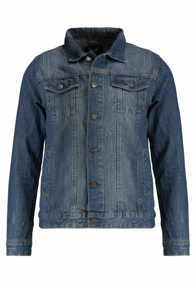 Brave Soul ROCKY - Chaqueta Vaquera - Blue Denim, Hombre 6 Brave Soul ROCKY - Chaqueta Vaquera - Blue Denim, Hombre - Imagen 6