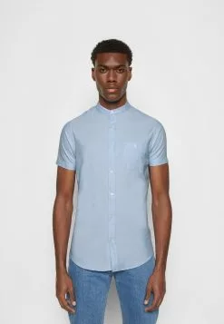 Brave Soul TRIBUNEB - Camisa - Light Blue/optic White, Hombre -Brave Soul Ventas 5bacdca49bb0432bab10767d9ebb7718