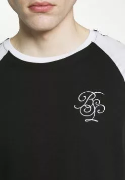 Brave Soul PHINX - Camiseta Estampada - Jet Black, Hombre -Brave Soul Ventas 5ca2b71208c645eab7bdcbd3f8289f60