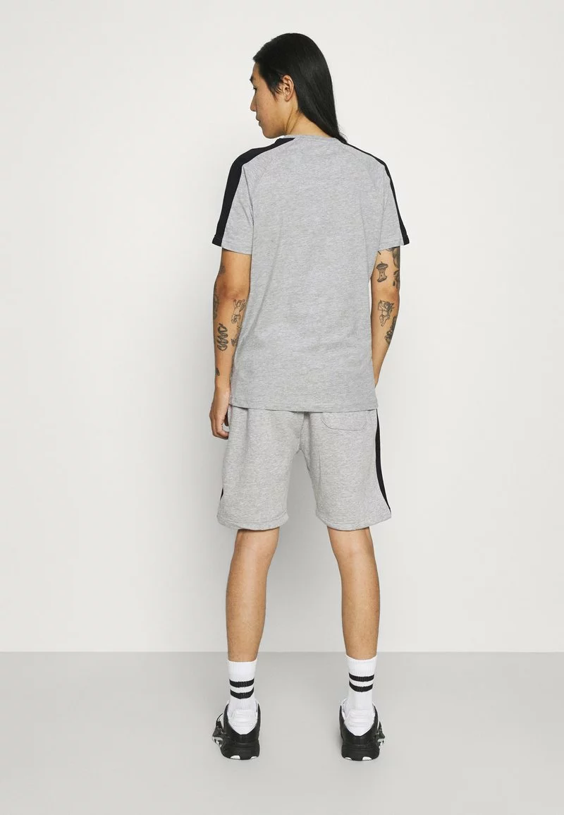 Brave Soul ALEX - Camiseta Estampada - Light Grey Marl/jet Black, Hombre 3 Brave Soul ALEX - Camiseta Estampada - Light Grey Marl/jet Black, Hombre - Imagen 3