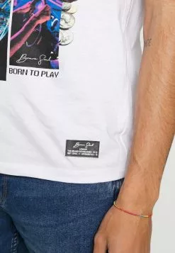 Brave Soul Camiseta Estampada - Optic White/multicolour, Hombre -Brave Soul Ventas 5f0ada63a727411991c8c20d364a886e
