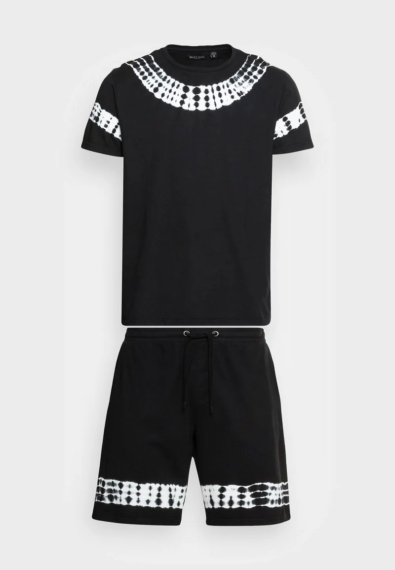 Brave Soul Camiseta Estampada - Jet Black/optic White, Hombre 4 Brave Soul Camiseta Estampada - Jet Black/optic White, Hombre - Imagen 4