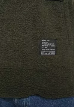 Brave Soul HOGUN - Jersey Con Capucha - Khaki Borg / Jet Black, Hombre -Brave Soul Ventas 631a0ad8f43c40fcb1af66004f5ebc87