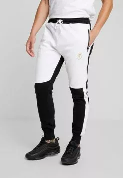 Brave Soul GLIMCO - Pantalones Deportivos - Black/white, Hombre