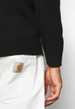 Brave Soul KESTER - Jersey De Punto - Jet Black/ Dark Grey Marl, Hombre -Brave Soul Ventas 63ae329a6c81487e807d4bdfecc88d97