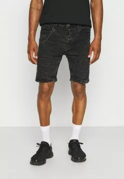 Brave Soul WATFORD - Shorts Vaqueros - Charcoal, Hombre