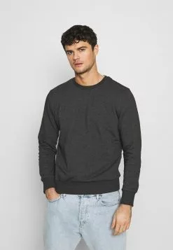Brave Soul JONES - Sudadera - Charcoal Marl/jet Black, Hombre