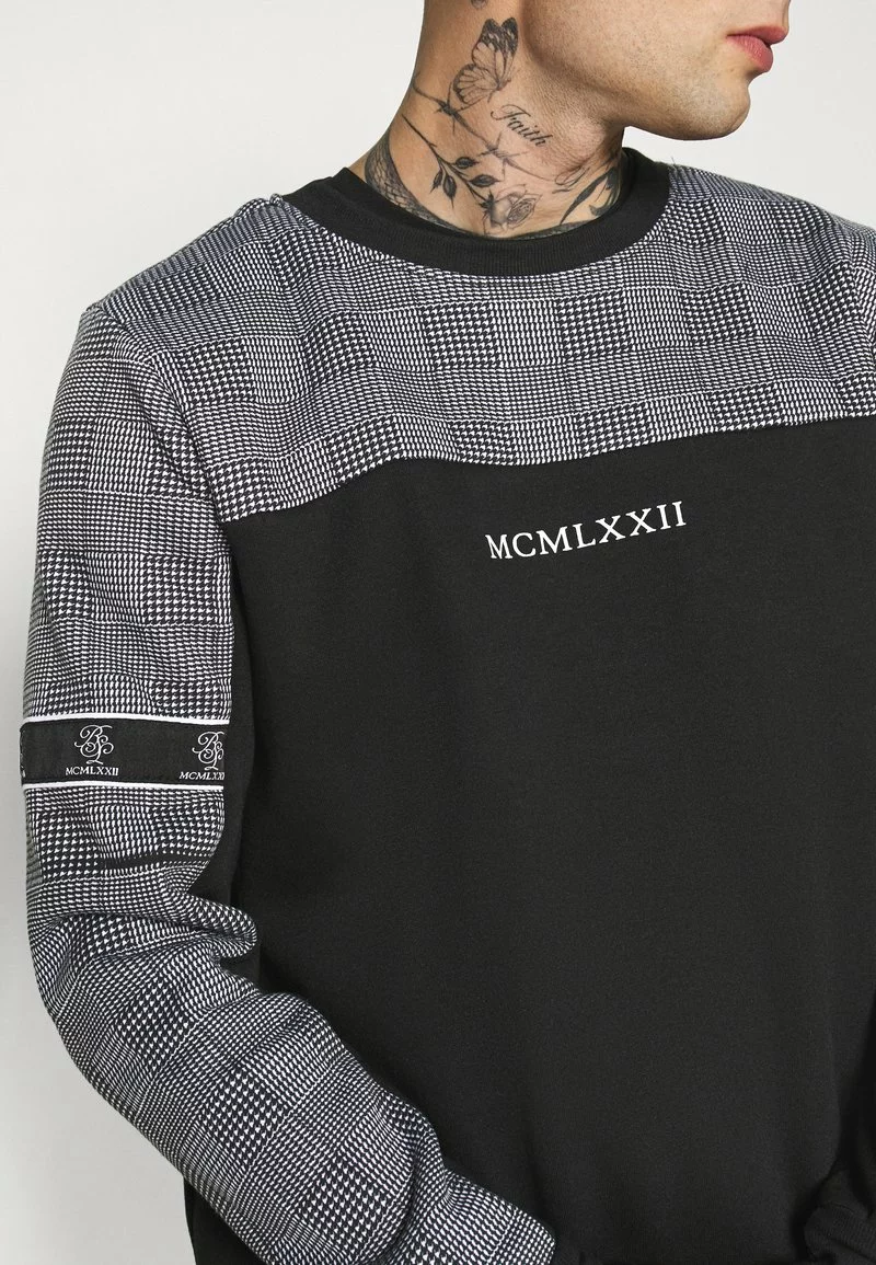 Brave Soul Sudadera - Jet Black/optic White, Hombre 5 Brave Soul Sudadera - Jet Black/optic White, Hombre - Imagen 5