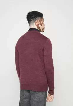 Brave Soul QUAZARD - Jersey De Punto - Dark Burgundy Mix, Hombre -Brave Soul Ventas 67b467e546b044f0a8e394ed7056488e