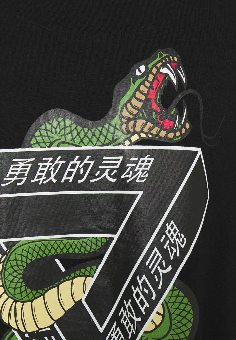 Brave Soul SCALE - Camiseta Estampada - Black, Hombre 3 Brave Soul SCALE - Camiseta Estampada - Black, Hombre - Imagen 3