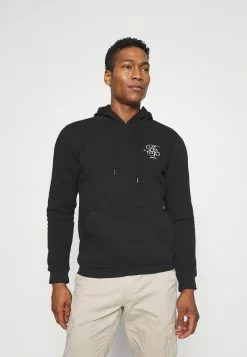 Brave Soul MERLIN - Sudadera - Black/optic White, Hombre