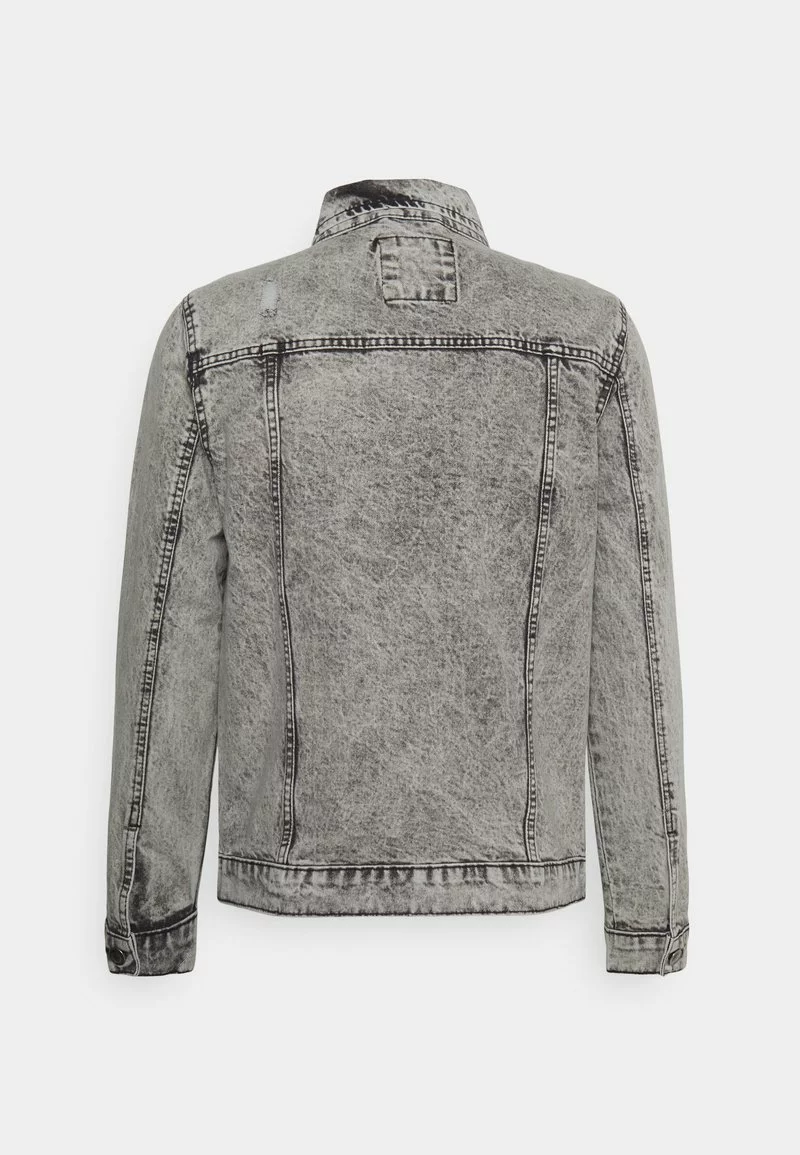 Brave Soul Chaqueta Vaquera - Grey Acid Wash, Hombre 2 Brave Soul Chaqueta Vaquera - Grey Acid Wash, Hombre - Imagen 2