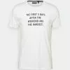Brave Soul Camiseta Estampada - White, Hombre