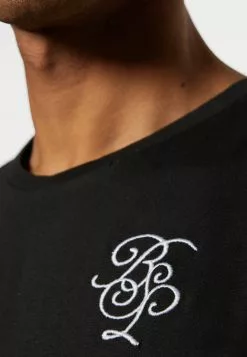 Brave Soul DRUMMOND - Camiseta Estampada - Jet Black/mid Khaki/optic White, Hombre -Brave Soul Ventas 6c55efe39165458e879f900cfaa4bfc1