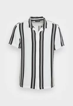 Brave Soul RHONE - Camisa - Optic White/jet Black, Hombre -Brave Soul Ventas 6cc50f29b3a844beac0dc0feb4b75189