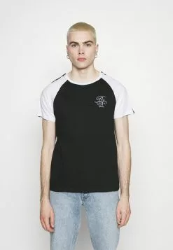 Brave Soul PHINX - Camiseta Estampada - Jet Black, Hombre