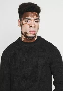 Brave Soul Jersey De Punto - Dark Grey Marl, Hombre -Brave Soul Ventas 6d93ce2888534ae2b565a504be3dd43f