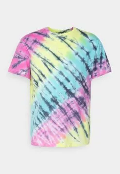 Brave Soul SHERB - Camiseta Estampada - Lilac/turq/black/white, Hombre -Brave Soul Ventas 6e712c775cfb4779909d5f2ac38c8f59