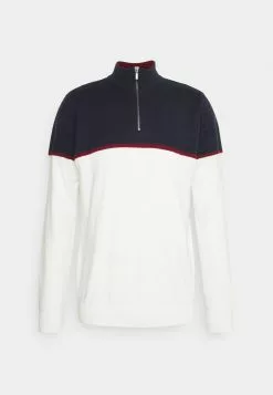 Brave Soul SAMIR - Jersey De Punto - Midnight Navy/vintage White, Hombre -Brave Soul Ventas 6e835640dfb048b796bdc3cca26aeb03