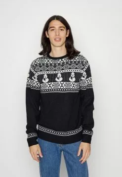 Brave Soul FROSTY - Jersey De Punto - Midnight Navy/white, Hombre