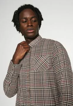 Brave Soul NITROGEN - Camisa - Brown, Hombre -Brave Soul Ventas 6f684e53b4ea42ac9a2d8a59ab6382c3