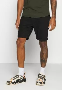 Brave Soul Shorts Vaqueros - Black, Hombre