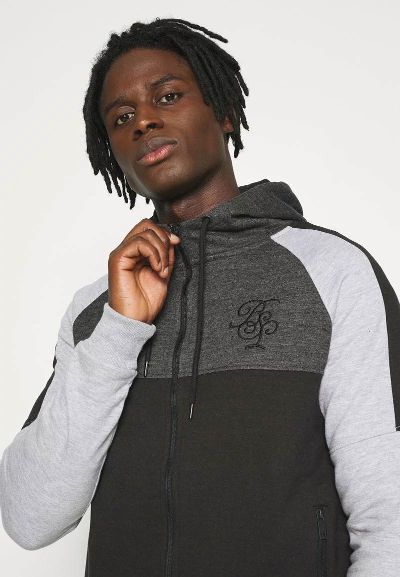 Brave Soul DALIA - Chándal - Black/charcoal/ Grey Marl, Hombre 8 Brave Soul DALIA - Chándal - Black/charcoal/ Grey Marl, Hombre - Imagen 8