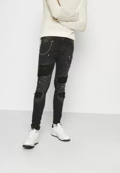 Brave Soul ROME - Vaqueros Pitillo - Charcoal, Hombre