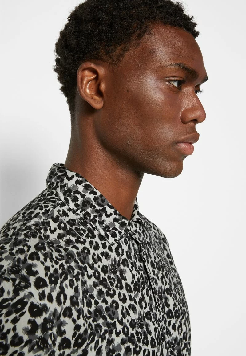 Brave Soul PANTHERA - Camisa - Grey/multicolour Leopard, Hombre 7 Brave Soul PANTHERA - Camisa - Grey/multicolour Leopard, Hombre - Imagen 7