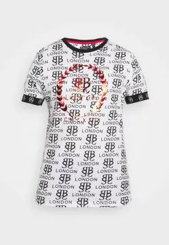 Brave Soul Camiseta Estampada - Optic White/black/red, Hombre -Brave Soul Ventas 733187482a02411fa00aa3bb5c9eb8f9