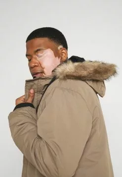 Brave Soul Abrigo De Invierno - Stone, Hombre -Brave Soul Ventas 734cdcc0be674dfaaa8198318638b6ad