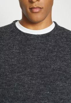 Brave Soul MONTREL - Jersey De Punto - Jet Black/deep Maroon, Hombre -Brave Soul Ventas 743d84a486ff41ada566071b23273fdc