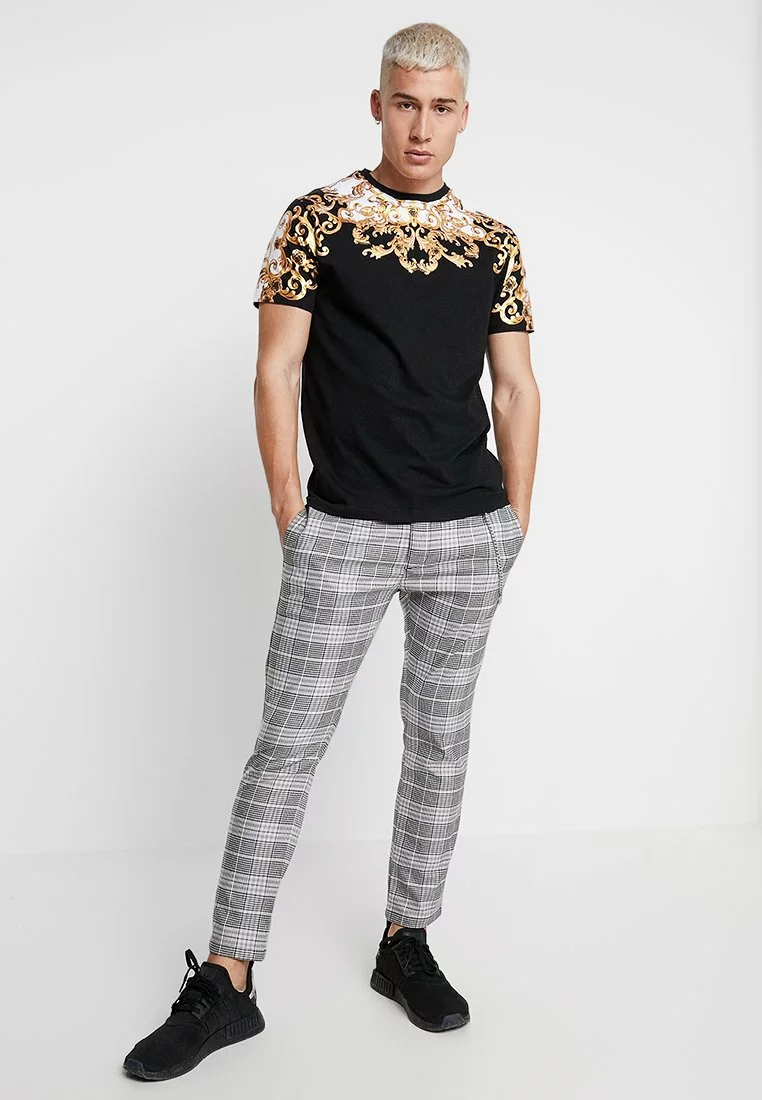 Brave Soul SCROLL - Camiseta Estampada - Black, Hombre 2 Brave Soul SCROLL - Camiseta Estampada - Black, Hombre - Imagen 2