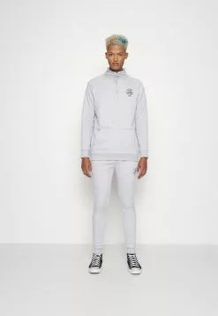 Brave Soul DIVERGENT - Sudadera - Light Grey Marl/jet Black, Hombre